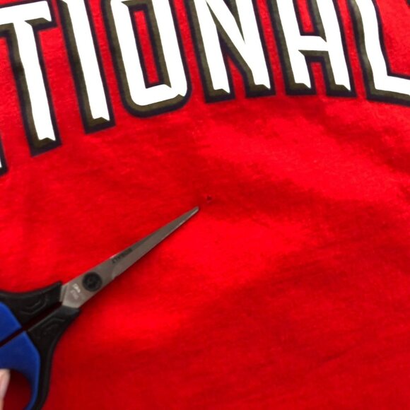 Washington Nationals Strasburg #37 T-Shirt XL Red Graphic Tee - Picture 4 of 11